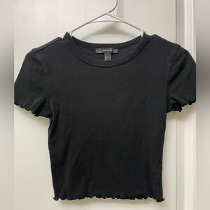 Forever 21 Black Crop Top